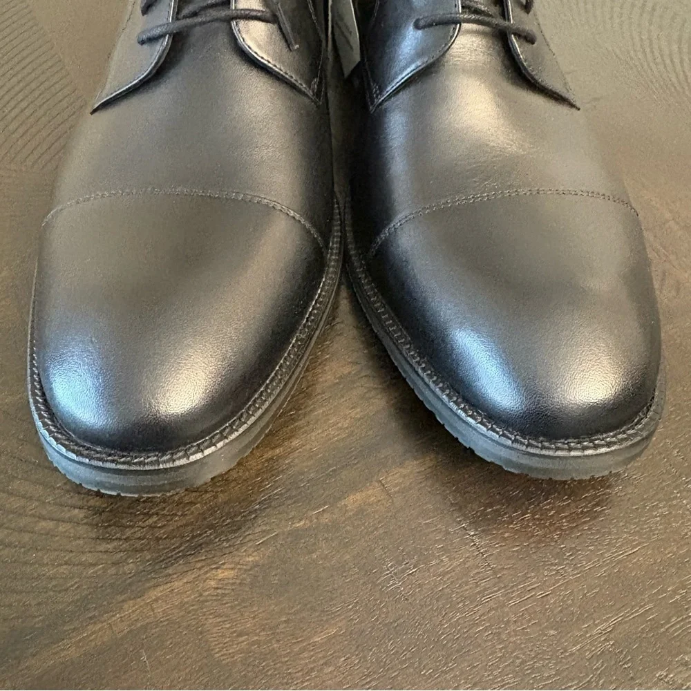 Cole Haan ME Cap Oxford Men's Size 10 Black New With Box Modern Dress Shoe